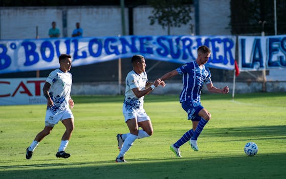 attacking midfielder in action