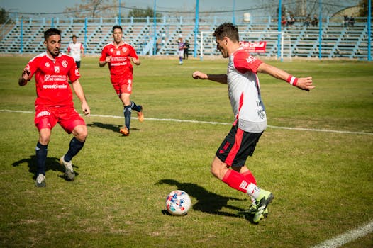 soccer player receiving a red card