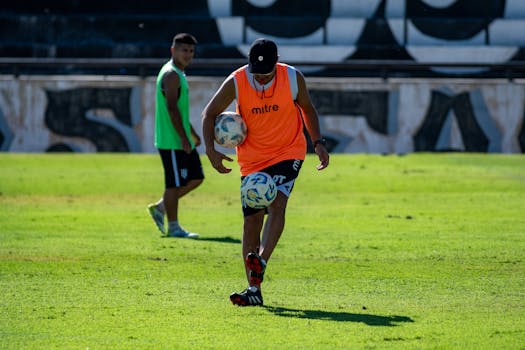 dribbling practice with cones